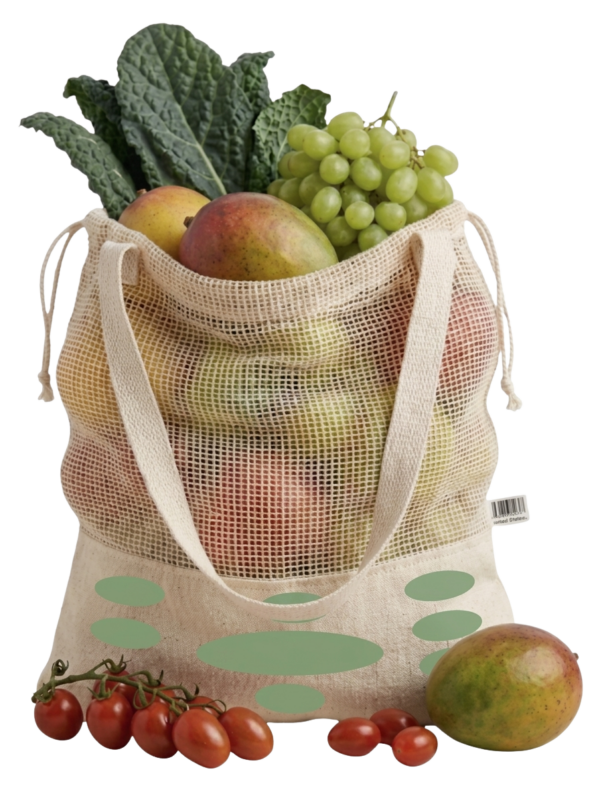 Multipurpose Organic Cotton Produce Net Bags